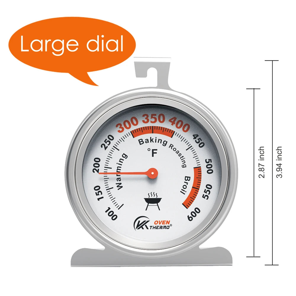 oven Thermometer BBQ Baking 2-Inch Dial Classic Series  Stainless Steel thermometer