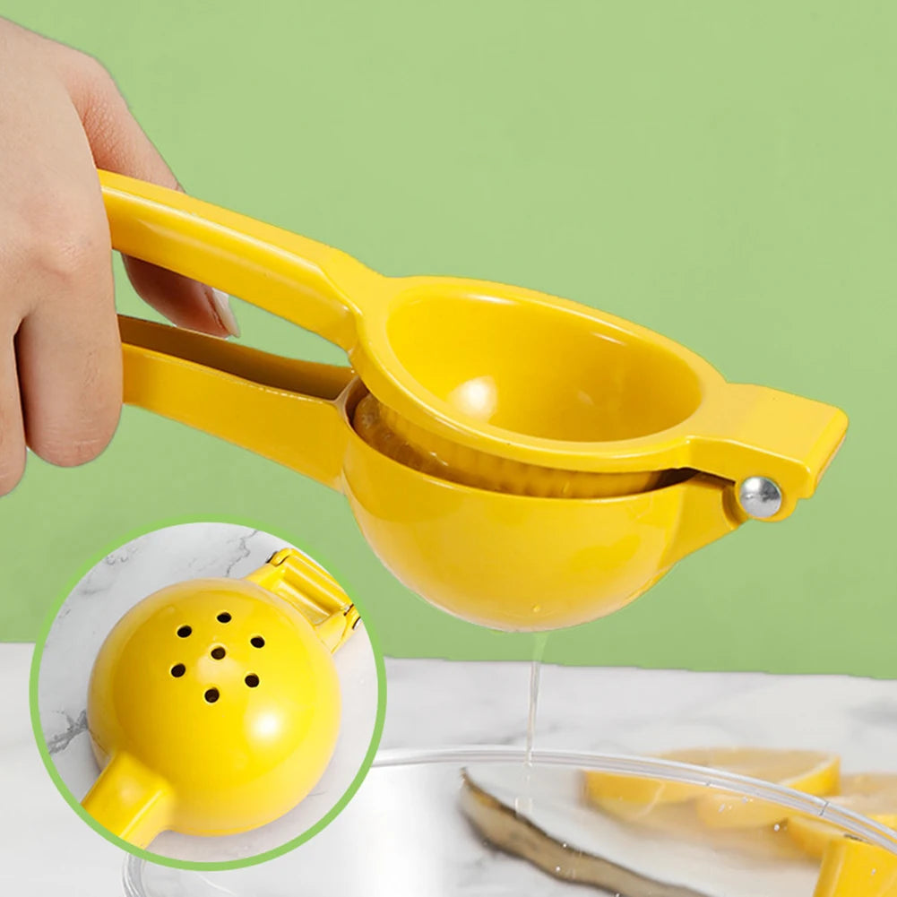 Manual Lemon Squeezer Aluminum Alloy Portable Hand Pressed Citrus Orange Fruit Juicer