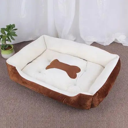 Dog Sofa Bed Bed for Dog Cat Pet Square Plush Kennel Medium Small Cushion Dog Bed House