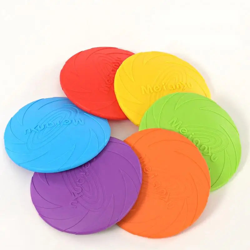 Bite Resistant Flying Disc Toys For Dog Multifunction Pet Puppy Training Toys Outdoor Interactive Game