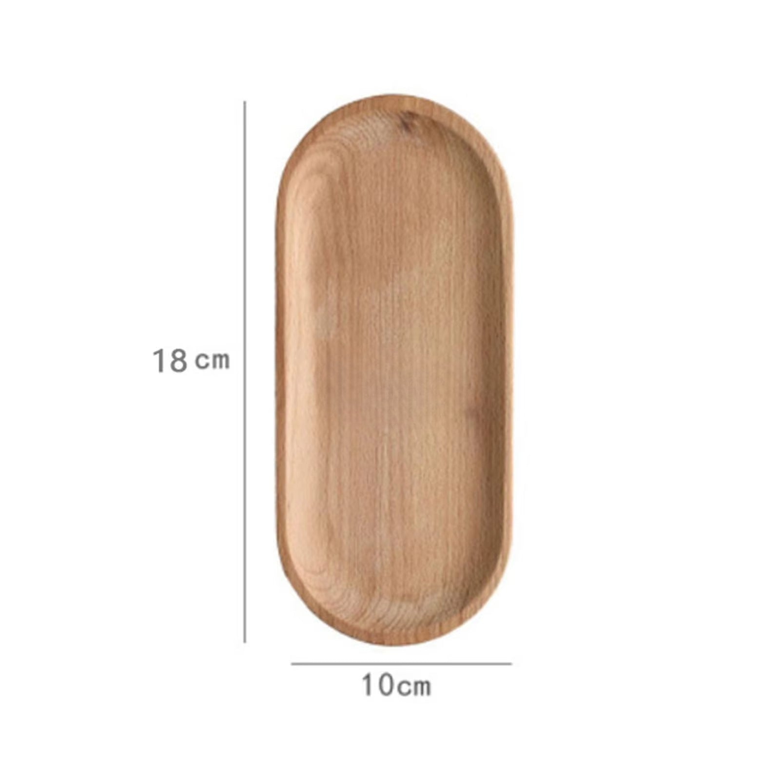 Oval Wooden Tea Tray Serving Table Plate Snacks Food Storage Dish for Tray Fruit Dishes Saucer Dessert Serving Tray Bamboo Tray