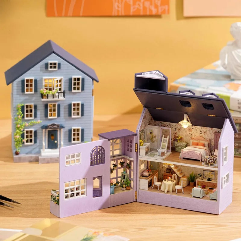 Mini handmade DIY small house creative scene decoration toy birthday gift suitable for children, teenagers, adults, and girls