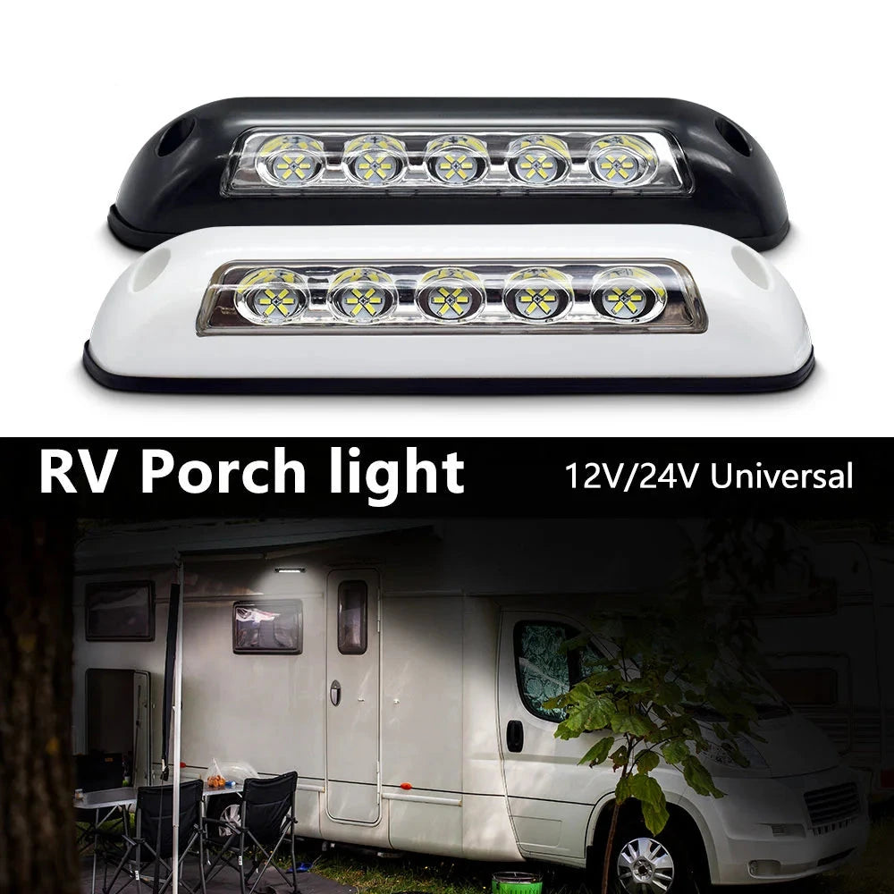 Caravan Modified Lights 12V 24V Motorhome RV sunshade LED outdoor light Roof Lamp