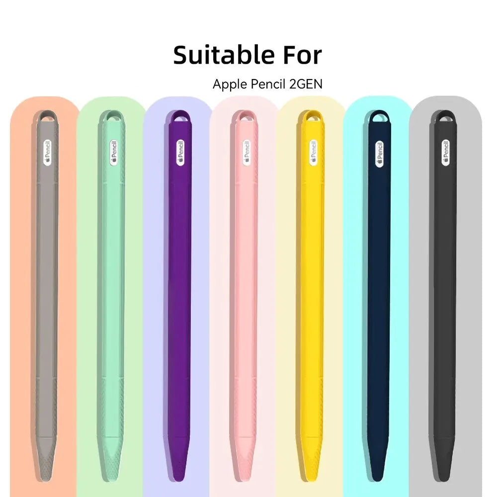 For Apple Pencil 2nd Gen Soft Silicone Cover Protector Stylus Touch Pen Case IPad Accessories