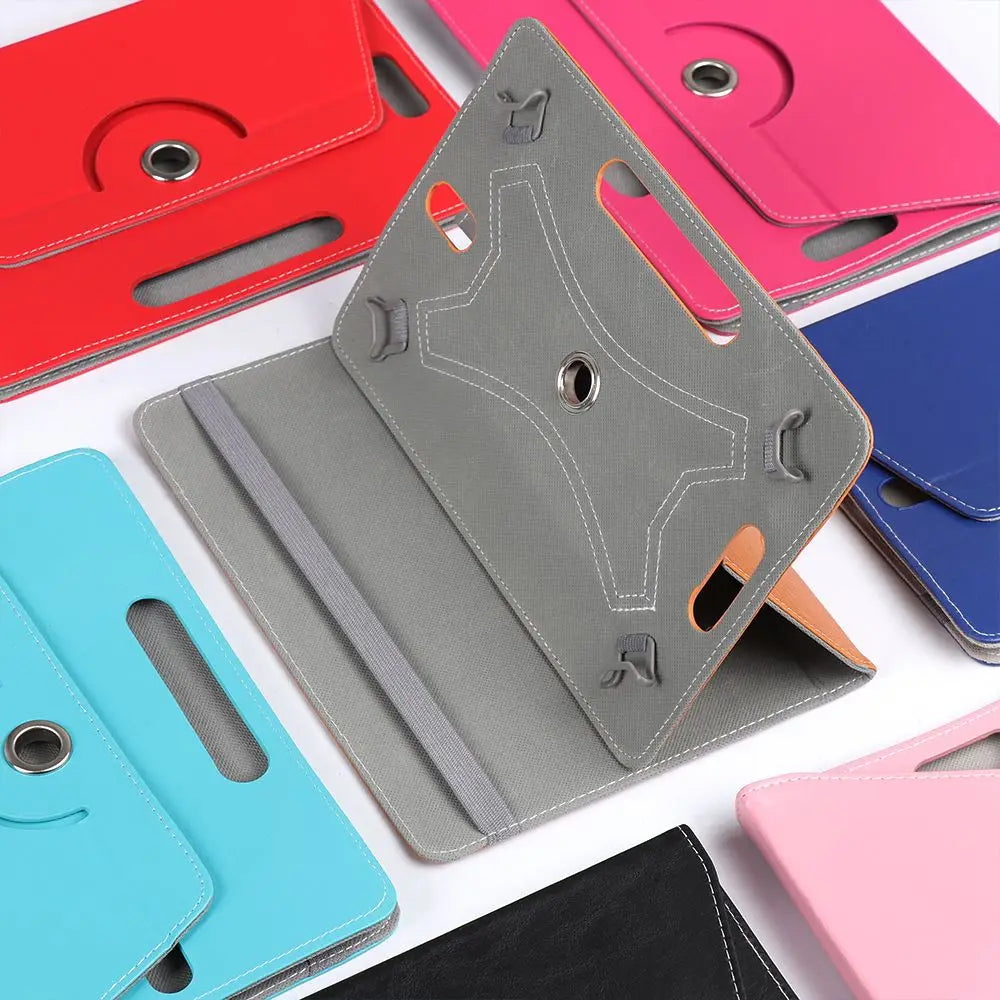 360 Degree Rotating Universal Tablet Case PU Leather Cover For Samsung Galaxy Tab 7 8 9 10.1 inch Android Tablet PC