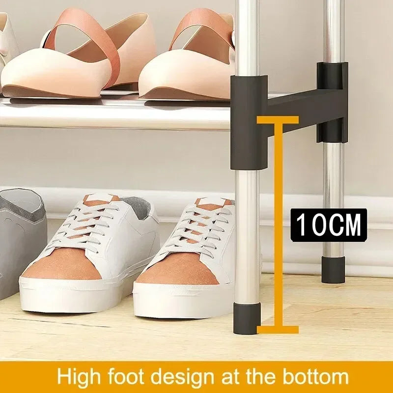 3-7Floor Shoe Rack Multi Layer Dustproof Household Doorstep Shoe Cabinet Storage