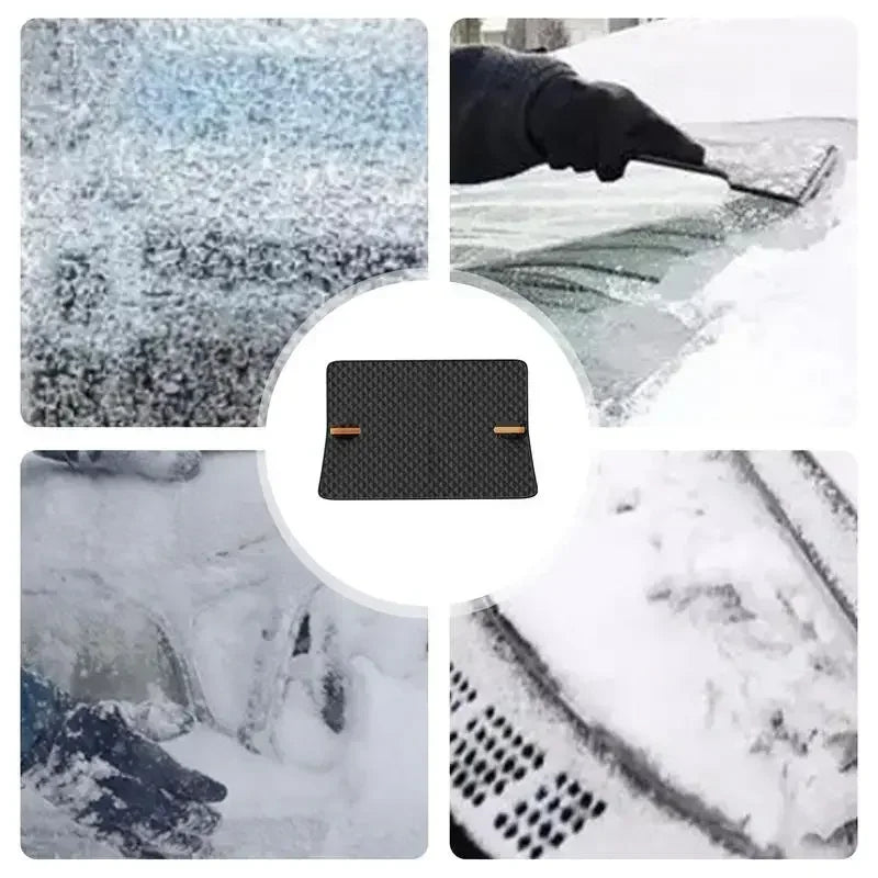 Car Windshield Snow Cover Automobile Anti Freeze Snow Windshield Covers Magnetic Snow Shield Windproof Snow Cover For Vehicles