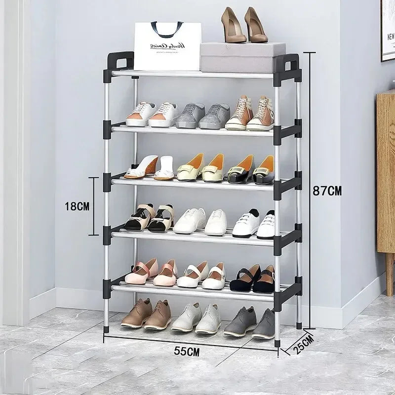 3-7Floor Shoe Rack Multi Layer Dustproof Household Doorstep Shoe Cabinet Storage