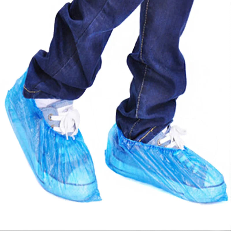 100Pcs Shoe Covers - Disposable Hygienic Boot Cover for Household, Construction