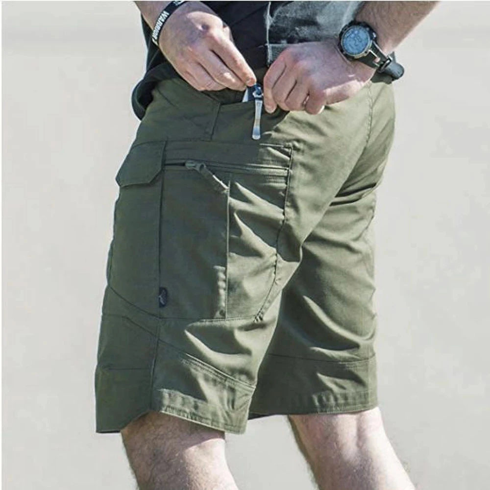 Men Urban Military Tactical Shorts Waterproof Cargo Shorts Multi pocket Plus Size