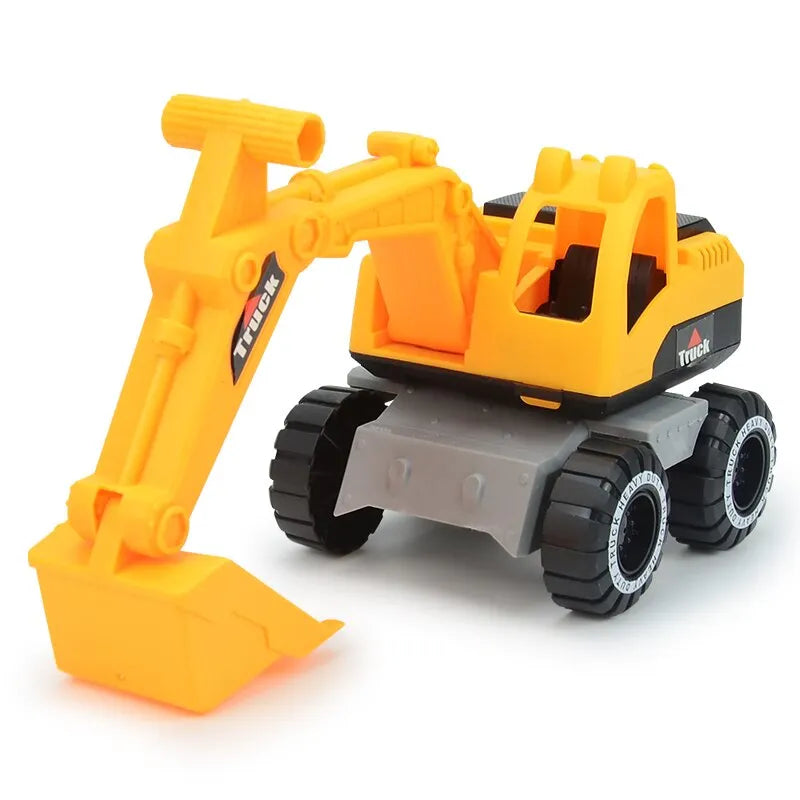 Excavator Dump Truck Model Toy Engineering Vehicle Set .Construction Fleet Toddler Early Education Construction Vehicles Toys