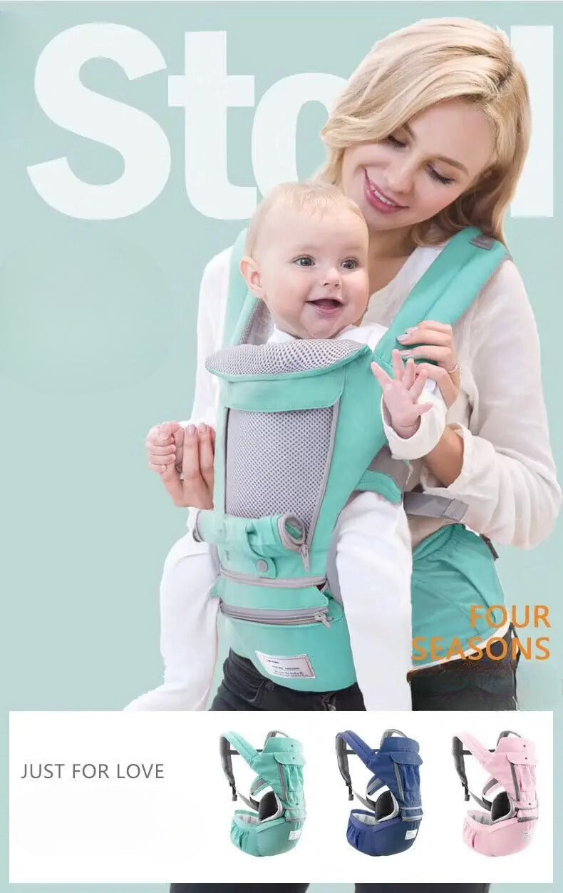 0-36 Months Ergonomic Baby Carrier Infant Kid Baby Hipseat Sling Front Facing Kangaroo Baby Wrap Carrier for Baby Travel