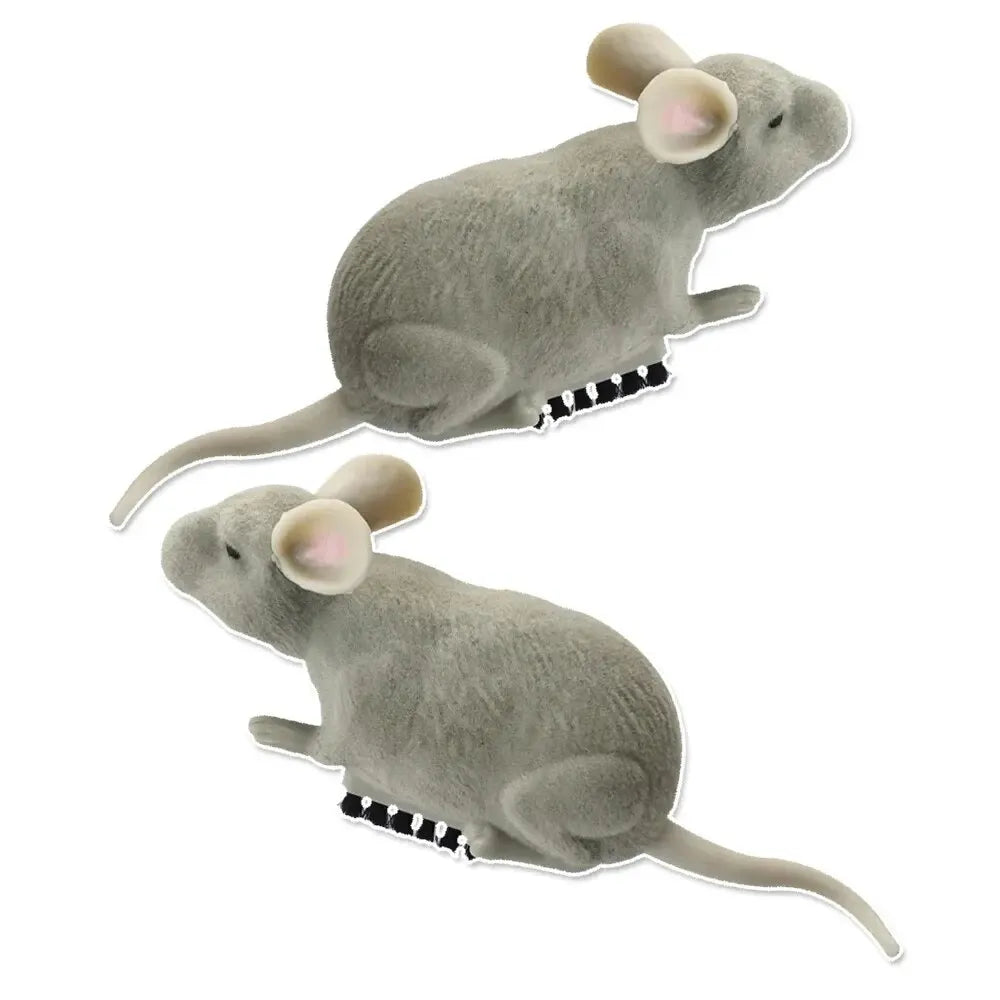 Electric Mouse Toys Cat Play Battery Operated Plush Mouse Pet Toys