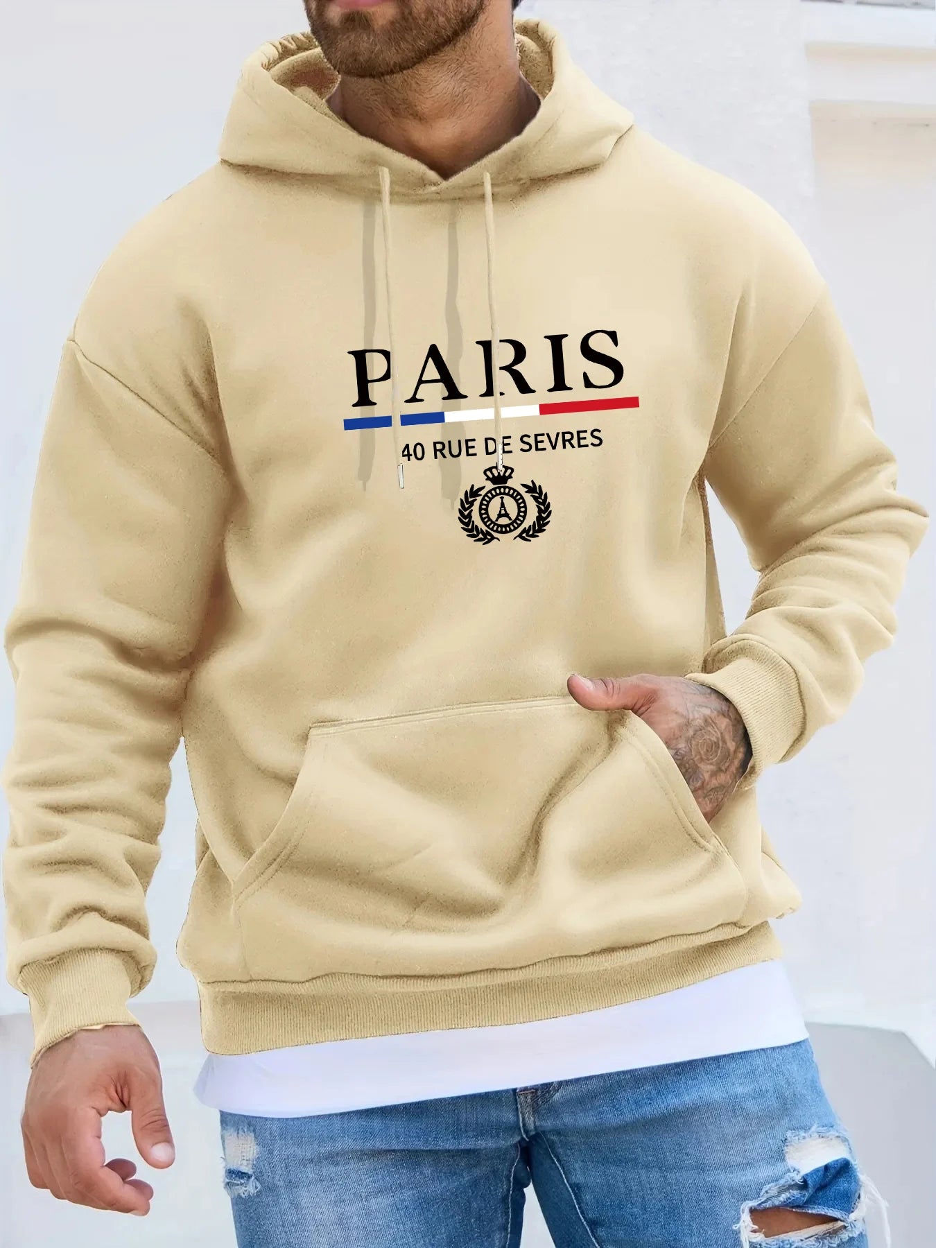 Men's Autumn Winter Hooded Fashion Sweater Tshirt Tops