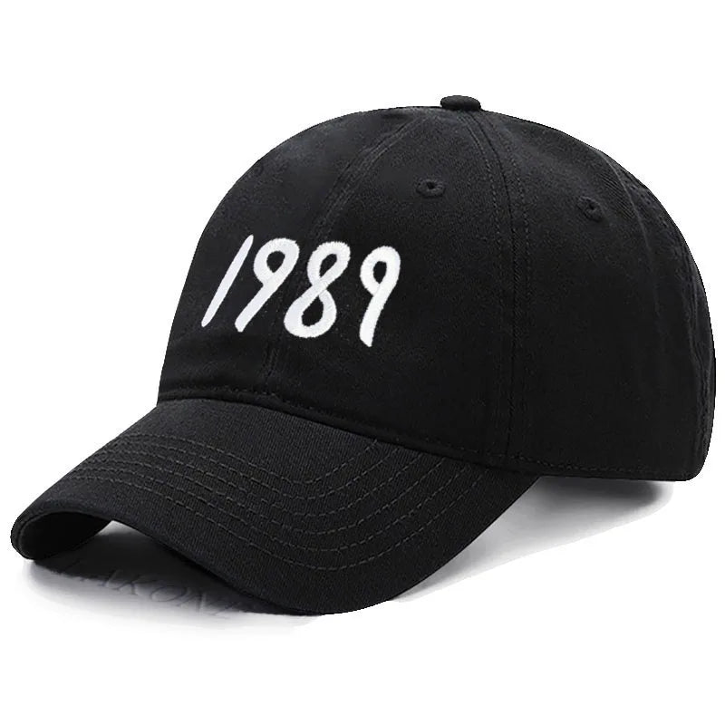 1989 Embroidery Baseball Caps For Men Women Vintage Soft Cotton Hat Unisex