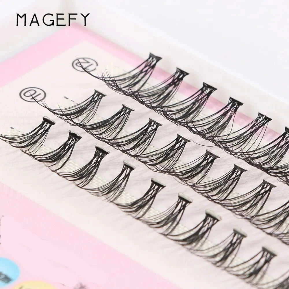 Magefy Cross-Border Hot Selling Hair Eyelashes 0.07 Natural Cute Mixed Pack of 60