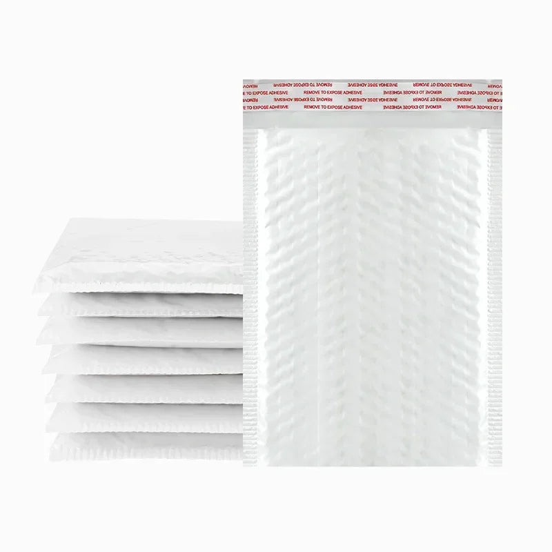 10-50Pcs Poly Bubble Envelopes White Foam Self Seal Shipping Bags 11cm 15cm 23cm