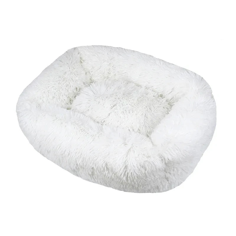 Dog Bed Sleeping Mat Winter Fluffy Plush Cat Bed Square Dog Beds Soft Puppy Cushion