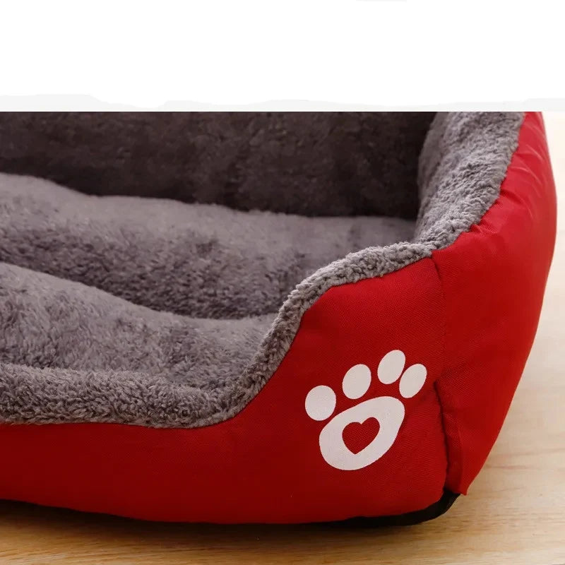 Dog Sofa Bed Bed for Dog Cat Pet Square Plush Kennel Medium Small Cushion Dog Bed House