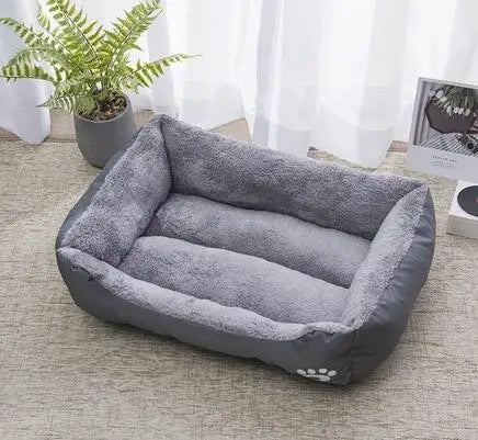 Dog Sofa Bed Bed for Dog Cat Pet Square Plush Kennel Medium Small Cushion Dog Bed House