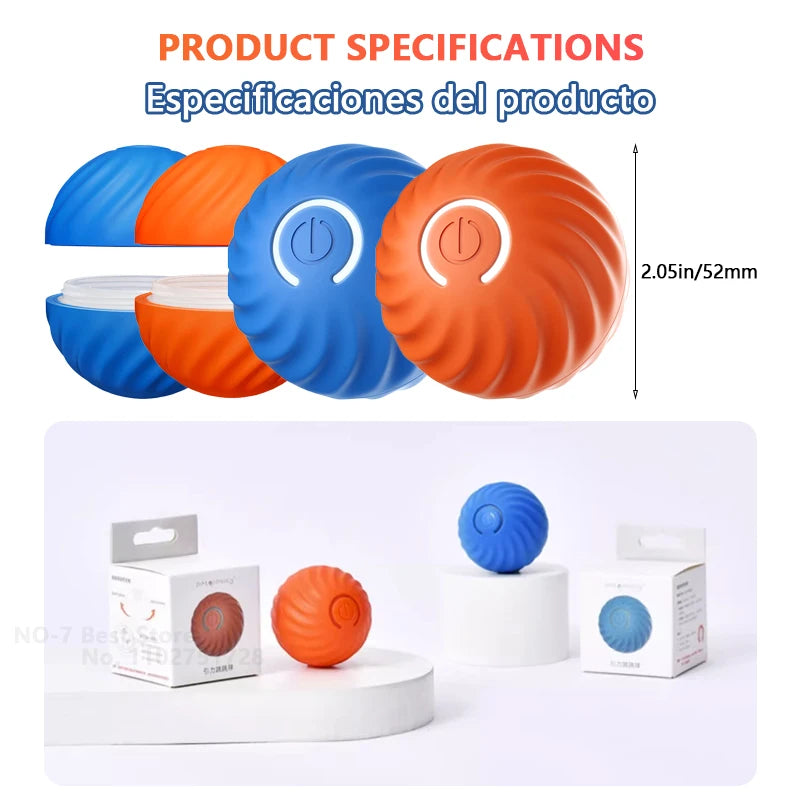 Smart Interactive Dog Toy Ball Electronic Pet Toy Moving Ball Automatic Jump Roll Ball