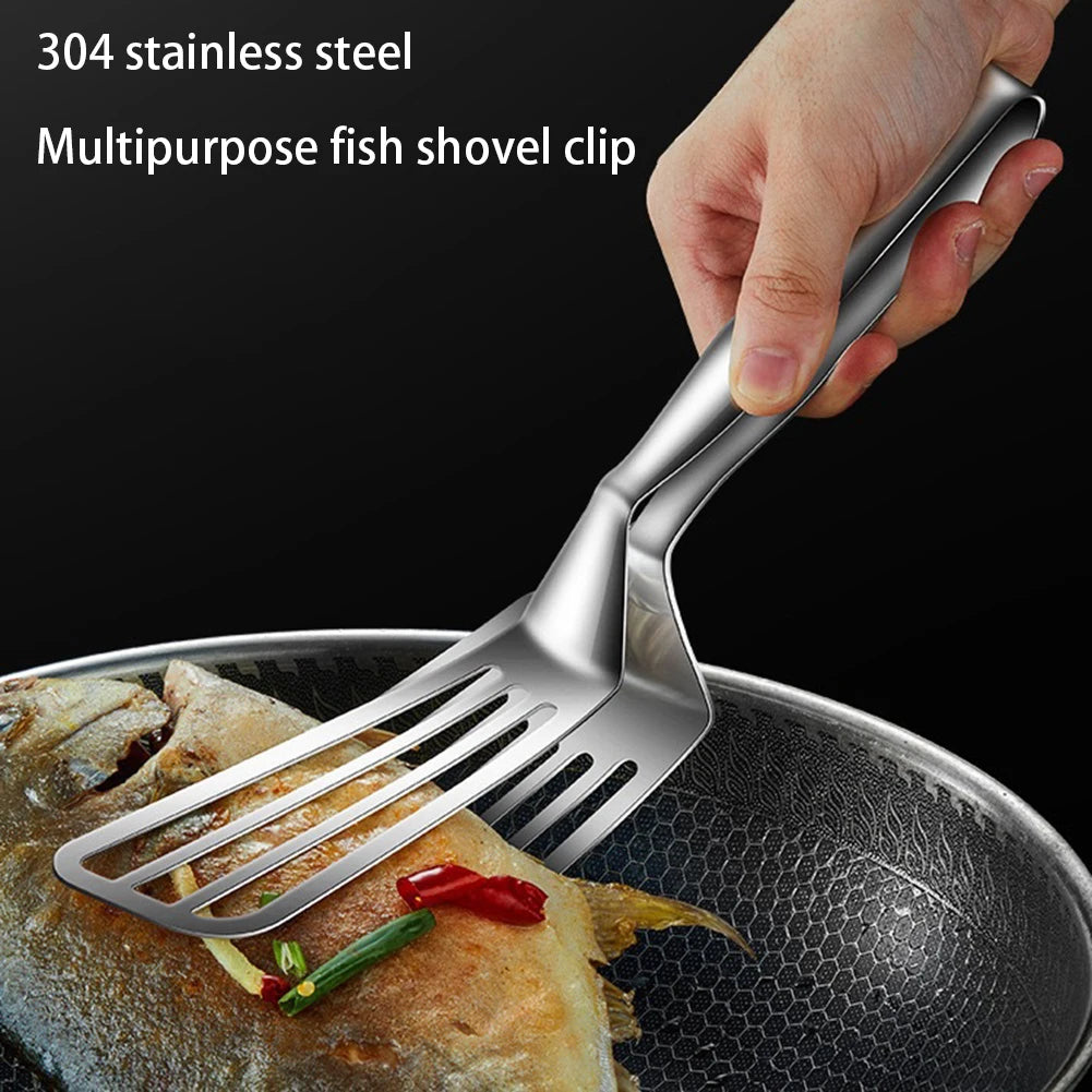 Stainless Multifunctional  Steel Grilling Tongs High Temperature Resistant Food Clip For Home Kitchen Tools