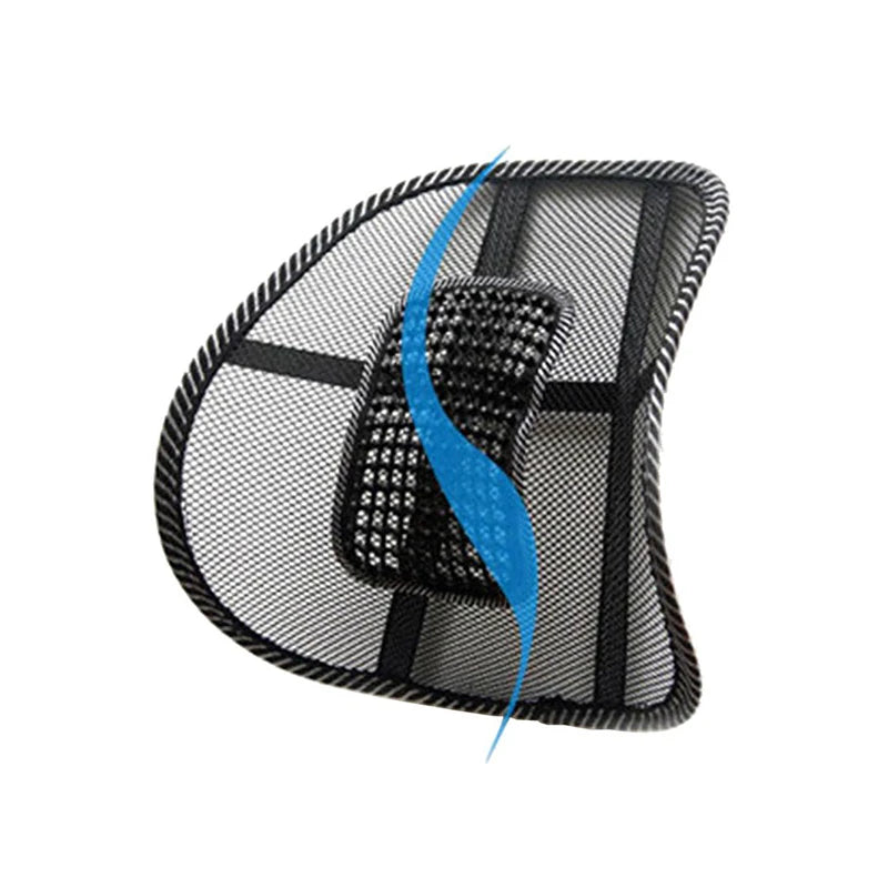 Car Seat Chair Back Cushion Mesh Lumbar Back Brace Car Seat Chair Cushion Massage Back Cushion Pad Support Home Office