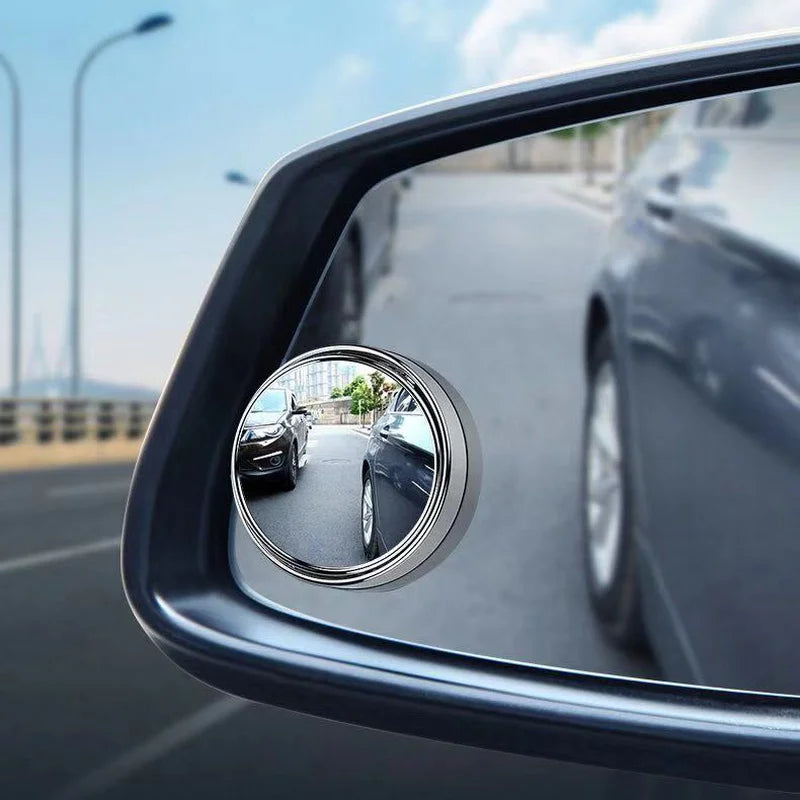 Blind Spot Mirror For Car 2Pcs 360 Degree Adjustable Auxiliary Rearview Convex Mirror Round Frame Wide Angle Mirrors for Car Reverse