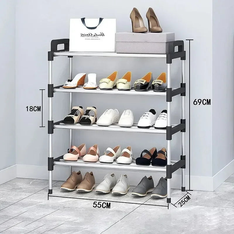 3-7Floor Shoe Rack Multi Layer Dustproof Household Doorstep Shoe Cabinet Storage