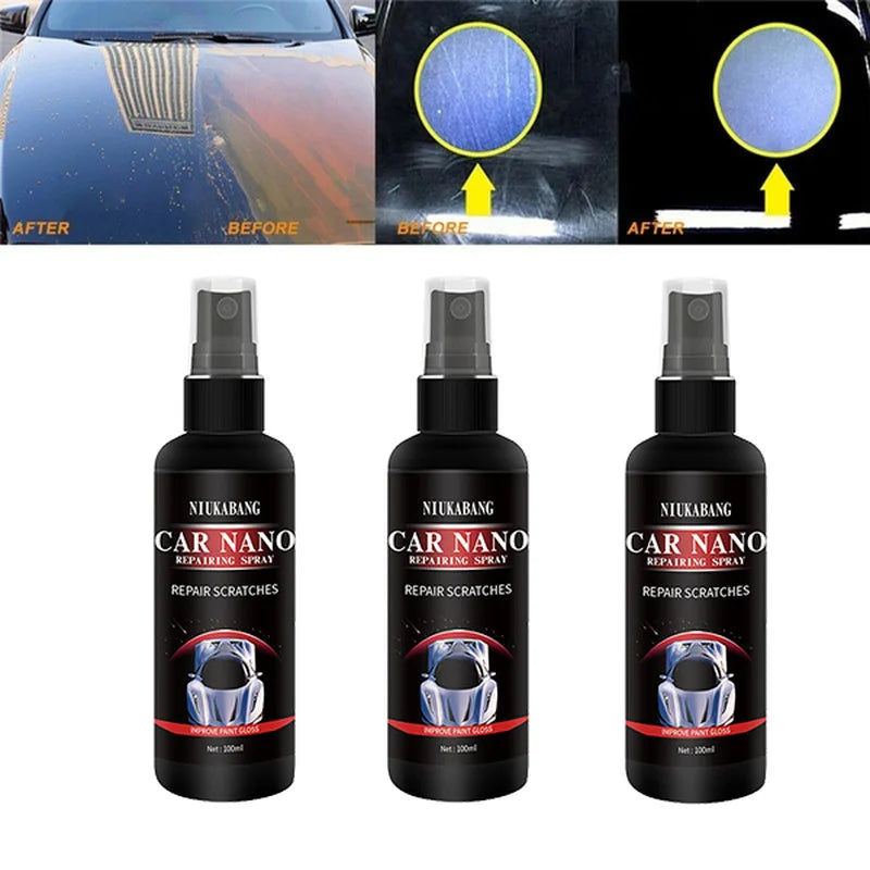 100ml/50ml Car Scratch Removal Spray Repair Nano Spray Scratches Repairing Car Ceramic Coating Glass Polishing Paste Liquid