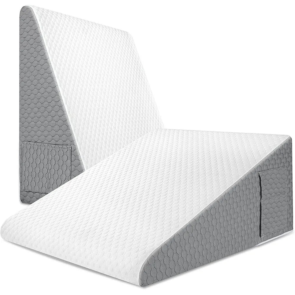 Wedge Pillow for Acid Reflux After Surgery Triangle Pillow Air Layer Memory Foam