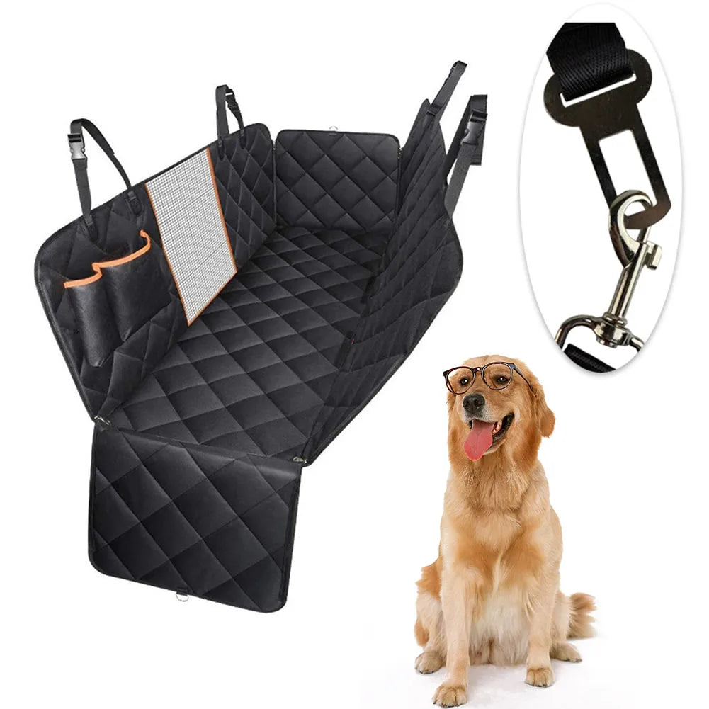 Dog Car Seat Cover Waterproof Pet Travel Dog Carrier Hammock Car Rear Back Seat Protector Mat Safety Carrier For Dogs