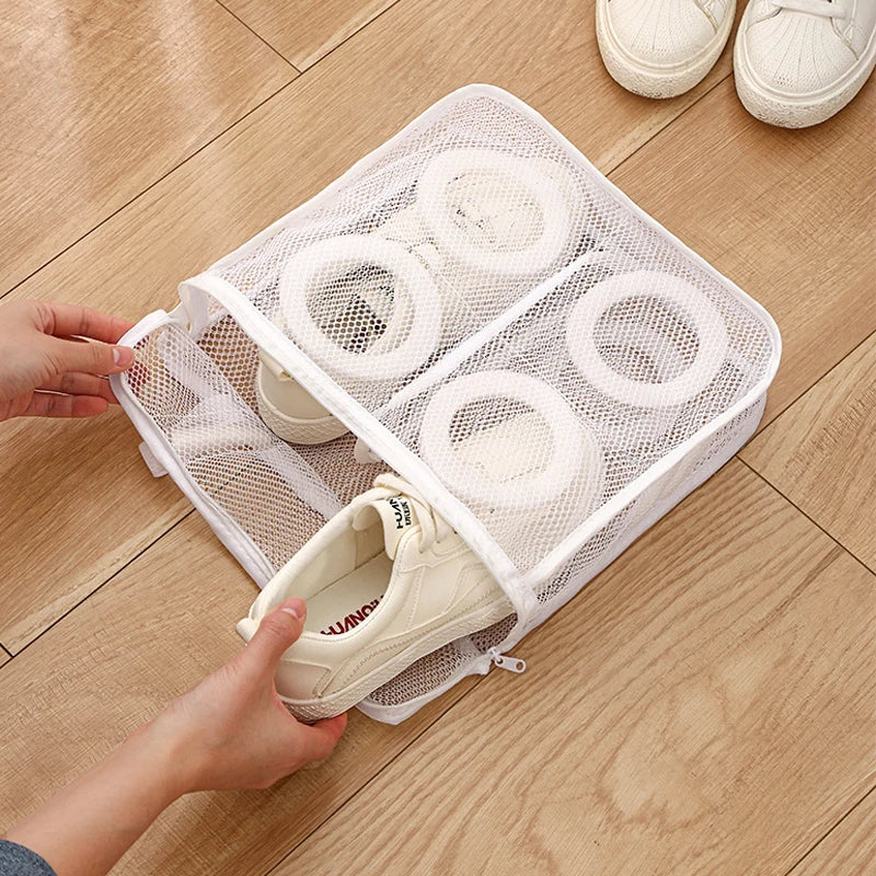 3pcs/set Mesh Laundry bag Washing Machine Shoes Bag Travel Storage bags