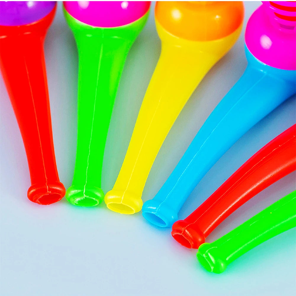 12Pcs Fun Magic Blowing Pipe Floating Ball Game Christmas Party Toy