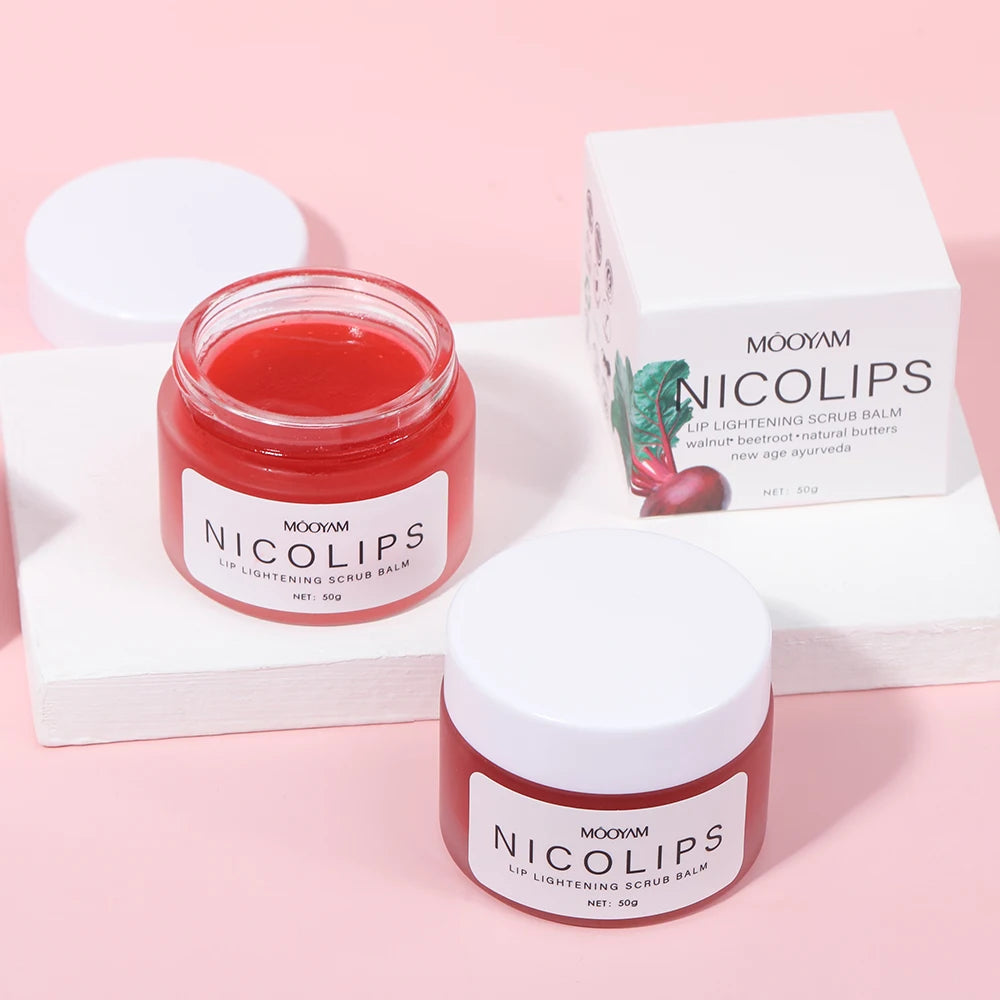 Exfoliator Lip Scrub Hydrate Brighter Smooth Betaine Lip Facecare Scrub Nourishing