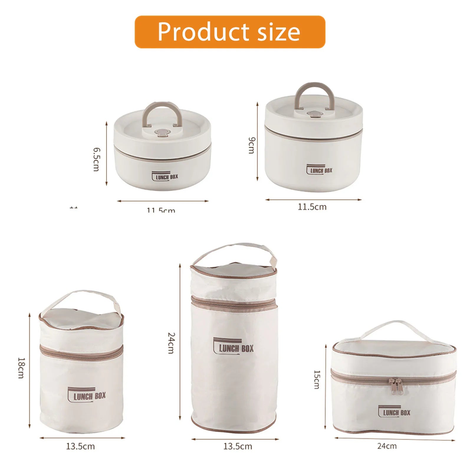 Stainless Steel Heat Insulation Portable Insulated Lunch Container Set Multi-Layer Combination Picnic Lunch Box  Large Capacity