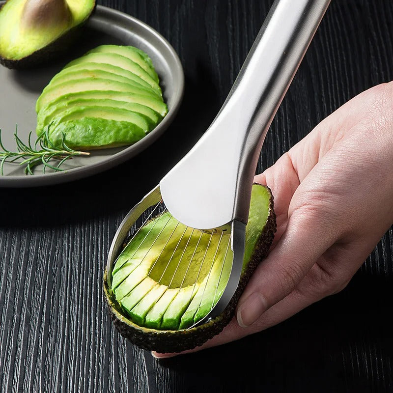 Avocado Knife Gadget Stainless Steel Cutter Kitchen Gadgets Fruit Cutting