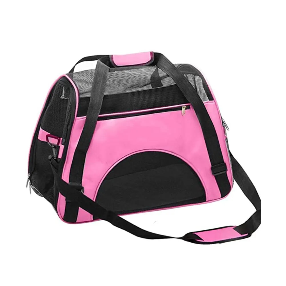 Pet Cat Travel Bag Breathable Foldable Portable Handbag Pets Transport Washable Backpack