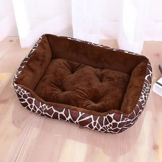 Dog Sofa Bed Bed for Dog Cat Pet Square Plush Kennel Medium Small Cushion Dog Bed House