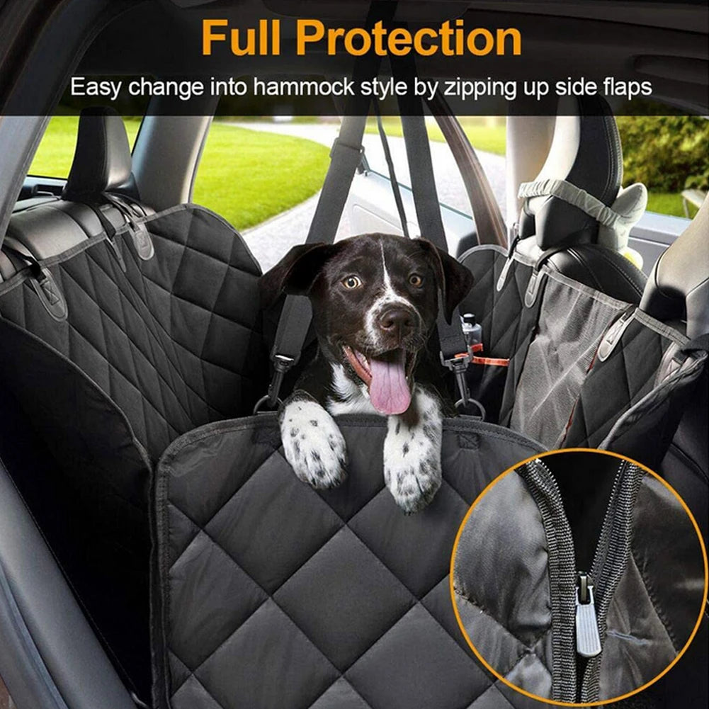 Dog Car Seat Cover Waterproof Pet Travel Dog Carrier Hammock Car Rear Back Seat Protector Mat Safety Carrier For Dogs