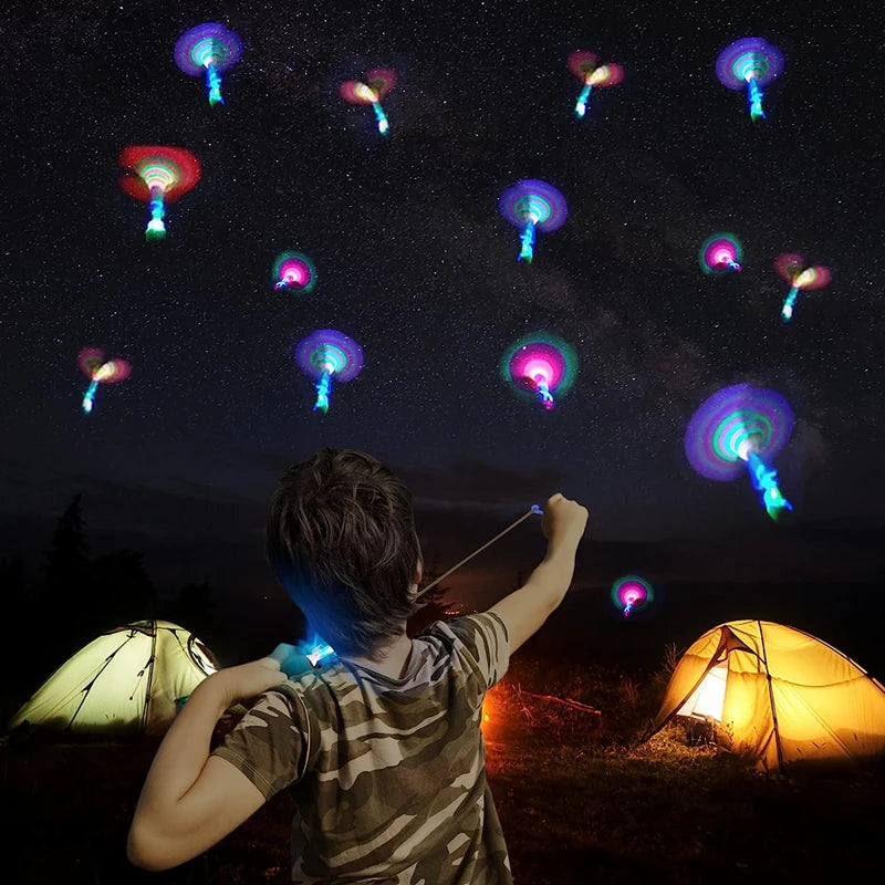 50/30/10/5/1Pc Light Toy Arrow Rocket Helicopter Flying Toy LED Light Toys