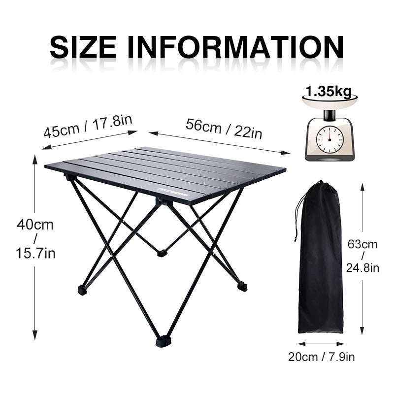 Outdoor Camping Table Portable Foldable Desk High strength Ultralight Aluminium Hiking Picnic Folding Tables For BBQ New