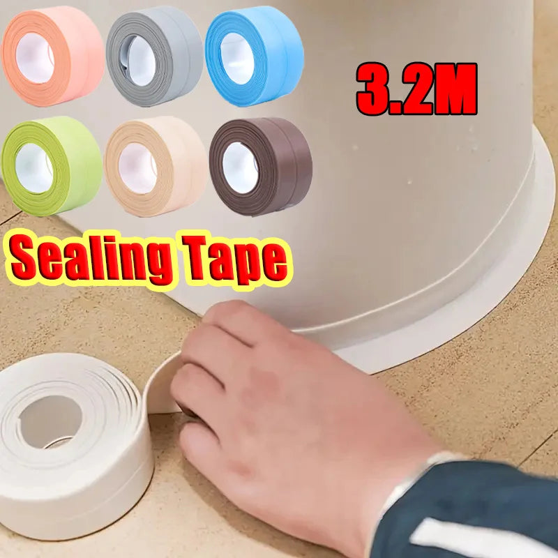 Multifunction Self Adhesive Sealing Tape Caulk Strip Waterproof Wall Sticker