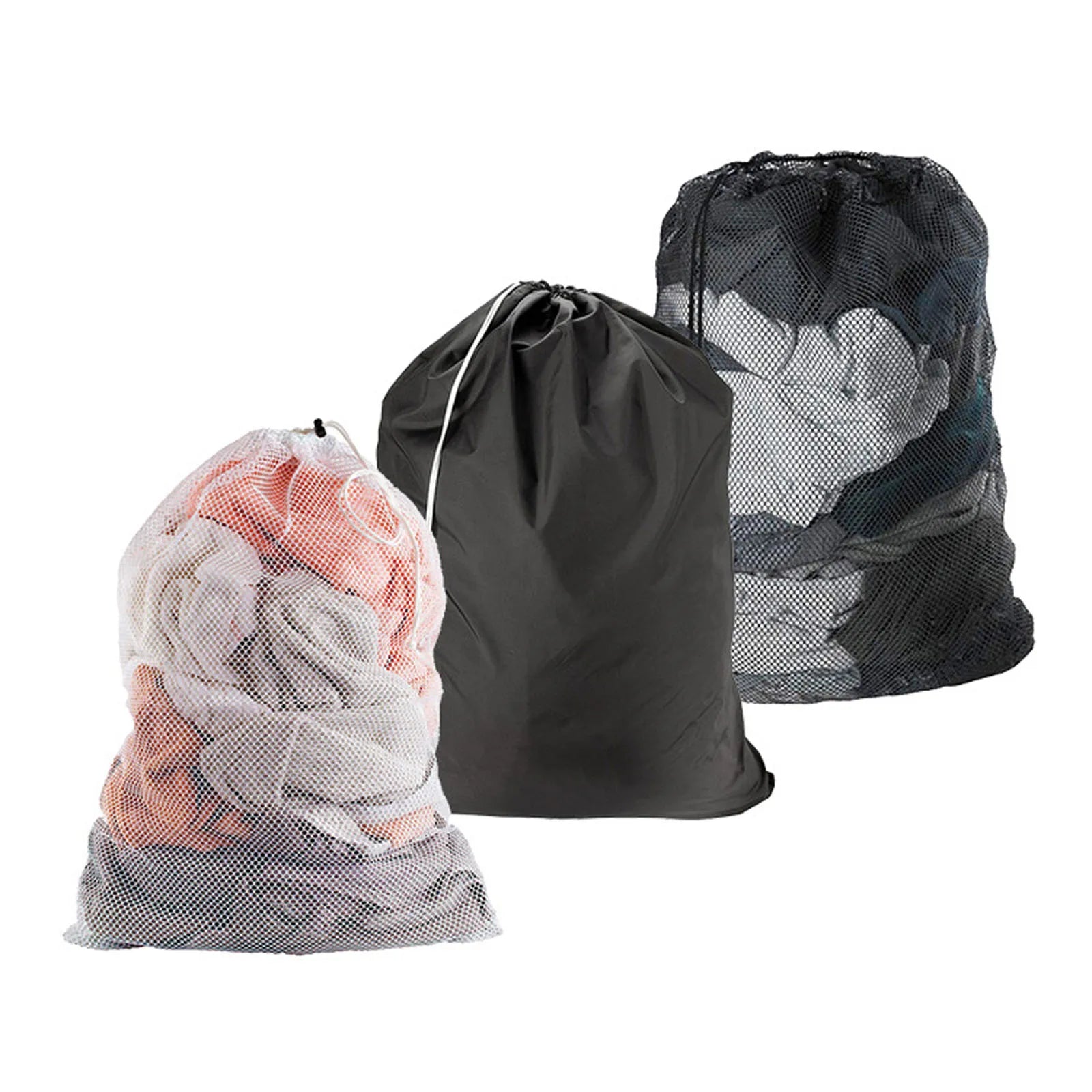 Large Size Laundry Mesh Bag Drawstring Laundry Bag Washing Bag 60x90cm