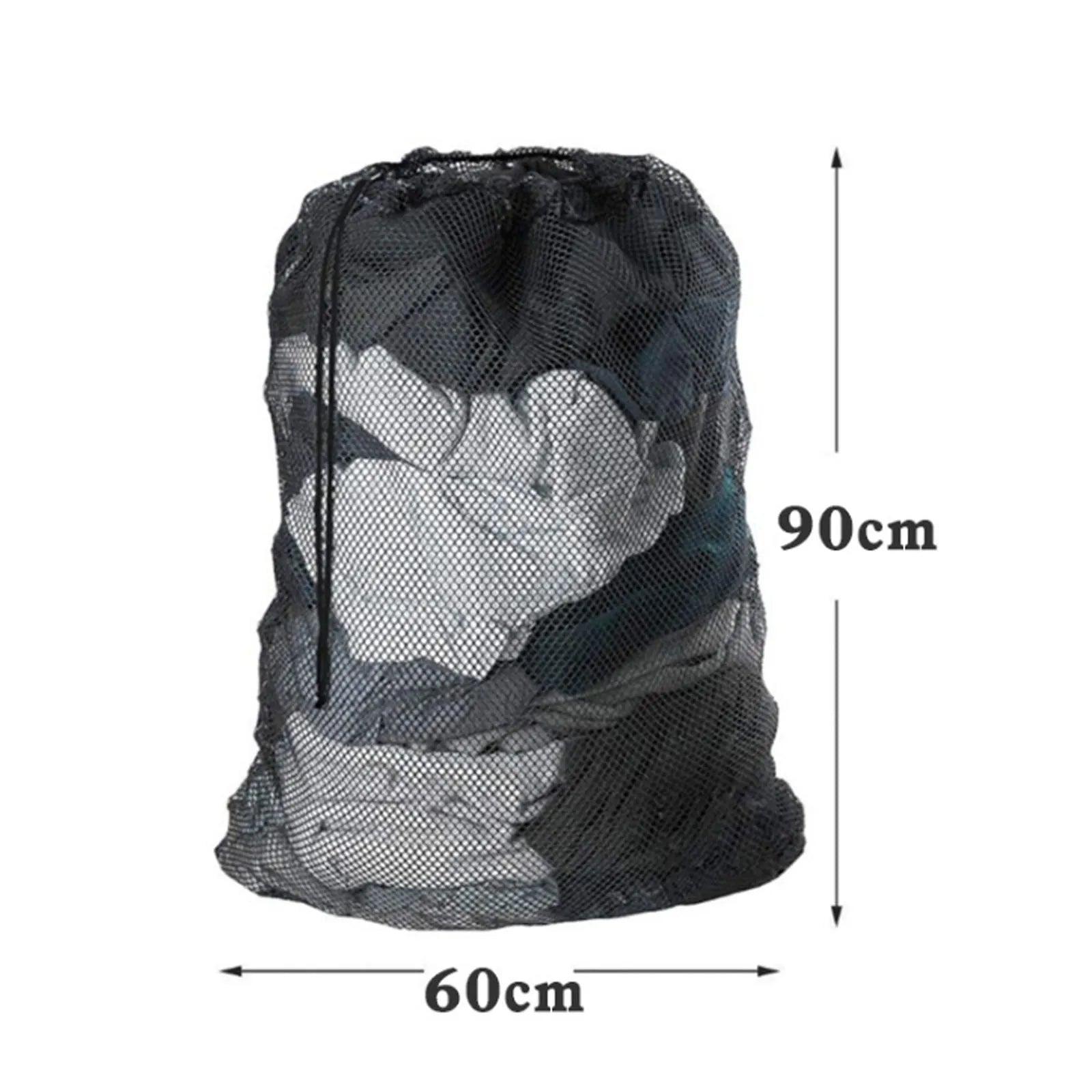 Large Size Laundry Mesh Bag Drawstring Laundry Bag Washing Bag 60x90cm