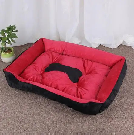 Dog Sofa Bed Bed for Dog Cat Pet Square Plush Kennel Medium Small Cushion Dog Bed House