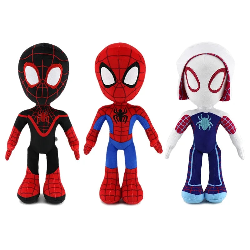 32CM Anime Avengers Spiderman Plush Toys Dolls Soft Stuffed Toy For Kids Gift