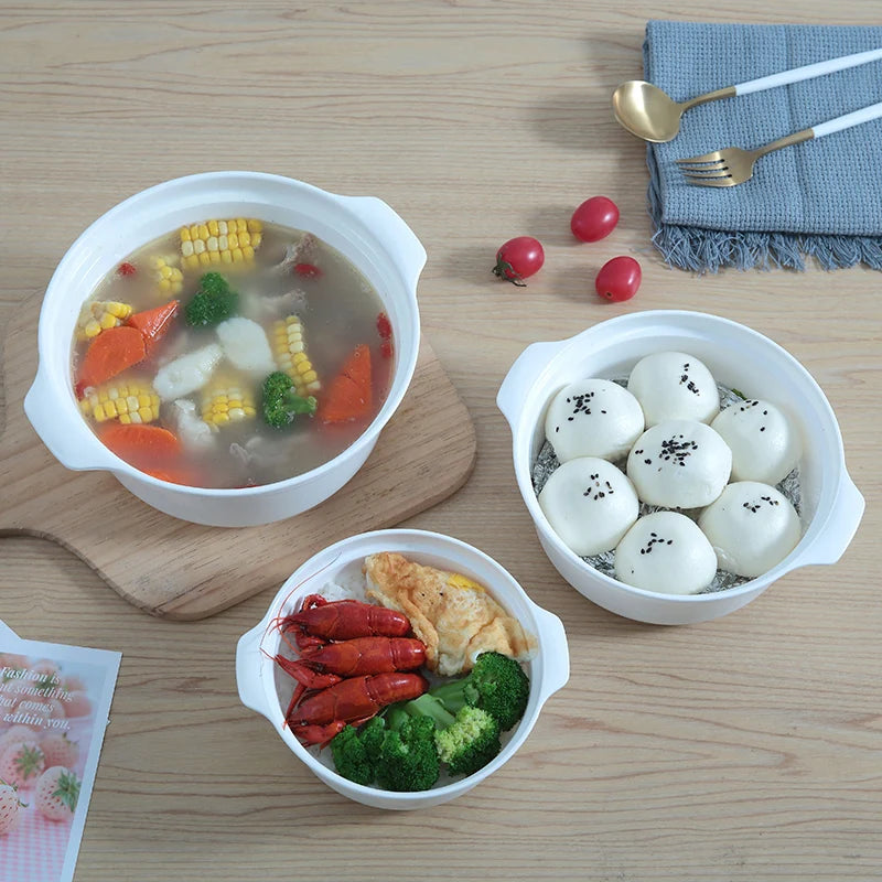 Microwave Oven Special Box Heated Soup Pot Rice Steamed Hot Steamed Buns With Lid