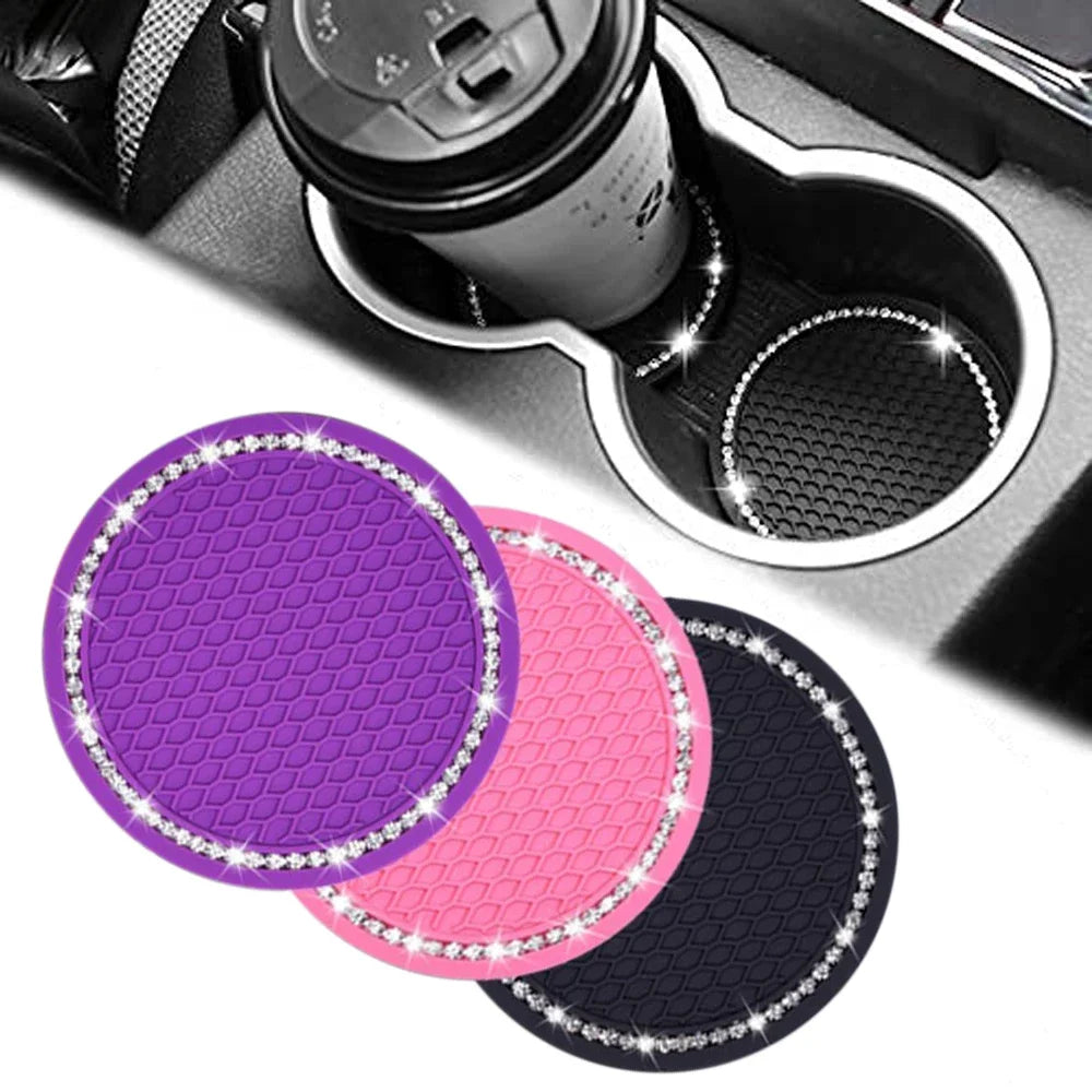 Car Coaster Water Cup Bottle Holder Anti-slip Pad Mat Silica Gel Waterproof