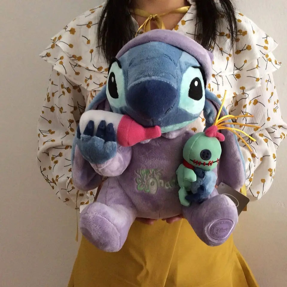 Disney 40 cm Cartoon cute Lilo and Stitch plush toys Stuffed Plush Doll Toys